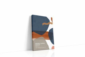 Portrait Canvas Mockups - Ratio 2x3 - Mockups by Carlos Viloria