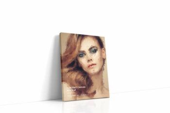 Portrait Canvas Mockups - Ratio 3x4 - 45x60 Cm - Mockups by Carlos Viloria