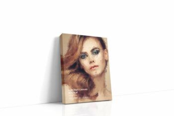 Portrait Canvas Mockups - Ratio 3x4 - 45x60 Cm - Mockups by Carlos Viloria