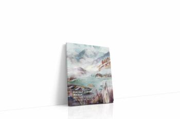Portrait Canvas Mockups - Ratio 4x5 - Mockups by Carlos Viloria