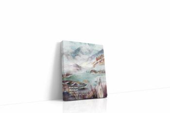 Portrait Canvas Mockups - Ratio 4x5 - Mockups by Carlos Viloria
