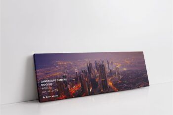 Art Wall Sim Landscape Canvas Ratio 3x1 - Mockups by Carlos Viloria