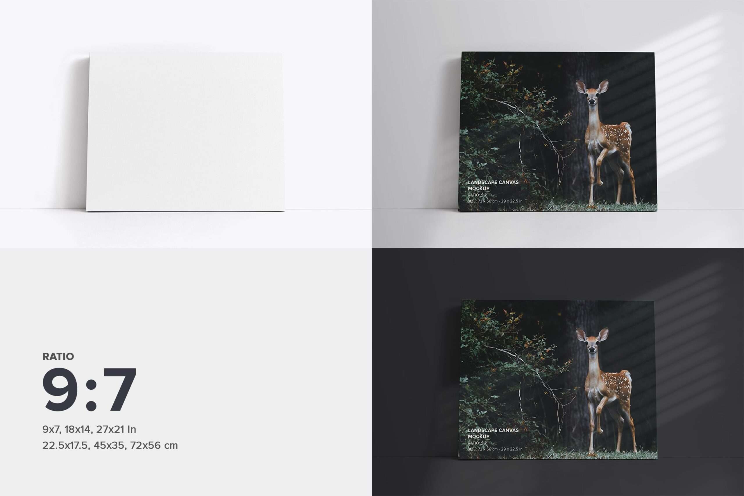 Front Canvas Mockup Pack