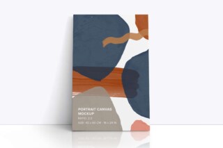 2x3 Portrait Canvas Mockups