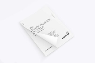 Stack A4 Flyer-Poster Mockup