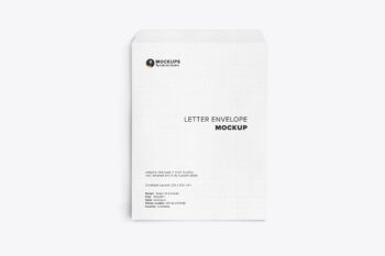 Letter Envelope Mockup - Front Side - Mockups by Carlos Viloria