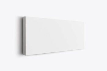 Hanging Landscape Canvas Ratio 5x2 Mockup - Left 1.5 in Wrap - Mockups by Carlos Viloria