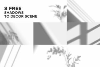 8 Free Scene Shadows - Mockups by Carlos Viloria
