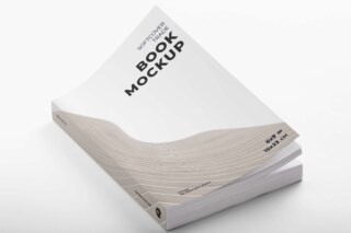 Softcover trade book 6x9 In mockup