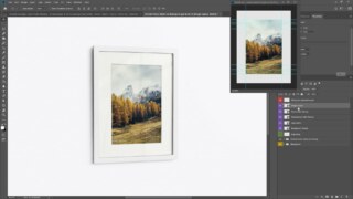 Portrait Frame 30x40 cm Mockup