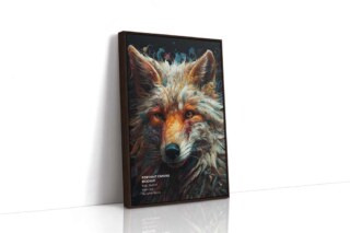 Floating Frame Canvas Mockup - Ratio 2x3 - 16x24 In