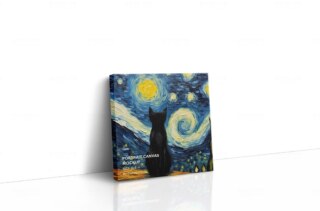 Leaning on Wall Square Canvas Mockup - Display Your Art with Style
