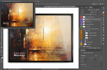 Landscape Frame Photo Mockups - Mockups by Carlos Viloria