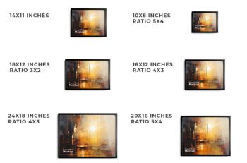 Landscape Frame Photo Mockups - Mockups by Carlos Viloria