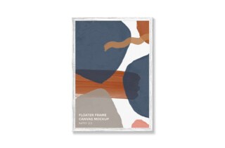Classic Frames Canvas Ratio 2x3 Mockup - Country Colors