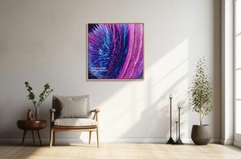 Front Square Floater Frame Canvas Mockup – Ratio 1x1 - Mockups by Carlos Viloria