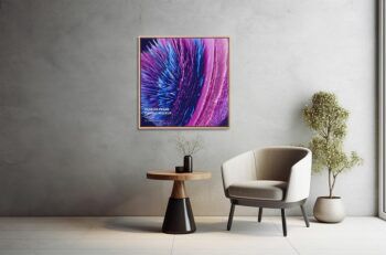 Front Square Floater Frame Canvas Mockup – Ratio 1x1 - Mockups by Carlos Viloria