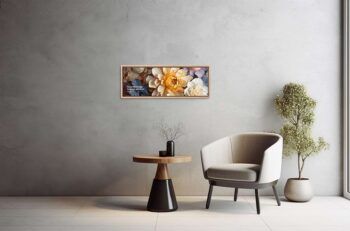 Front Floater Frame Canvas Mockup - Ratio 3x1 - Mockups by Carlos Viloria