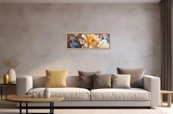 Front Floater Frame Canvas Mockup - Ratio 3x1 - Mockups by Carlos Viloria