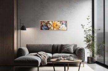 Front Floater Frame Canvas Mockup - Ratio 3x1 - Mockups by Carlos Viloria