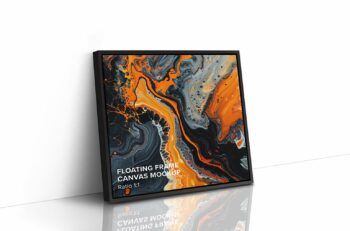 Floating Square Frame Canvas Mockup - Mockups by Carlos Viloria