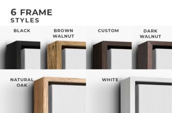 Standing Floater Frame Canvas Ratio 2x3 Mockup - Mockups by Carlos Viloria