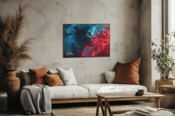 Hanging Landscape Floater Frame Canvas Mockup - Ratio 3x2 - Mockups by Carlos Viloria