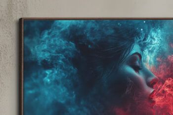 Hanging Landscape Floater Frame Canvas Mockup - Ratio 3x2 - Mockups by Carlos Viloria