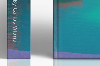 Front-Spine Square Book Mockup - 8x8 In