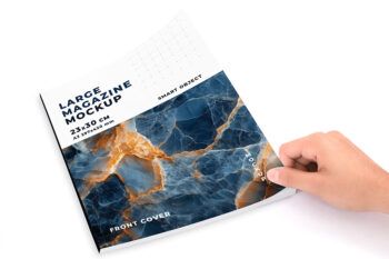 A3 Large Magazine Cover Mockup - Mockups by Carlos Viloria A3 Large Magazine Cover Mockup - Mockups by Carlos Viloria