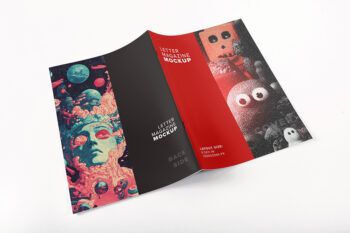 Open Letter Magazine Cover Mockup - Mockups by Carlos Viloria Open Letter Magazine Cover Mockup - Mockups by Carlos Viloria