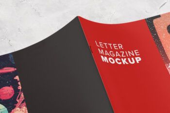 Open Letter Magazine Cover Mockup - Mockups by Carlos Viloria Open Letter Magazine Cover Mockup - Mockups by Carlos Viloria