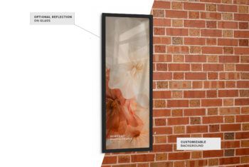 Photo Frame Mockup - Ratio 1x3 - Mockups by Carlos Viloria