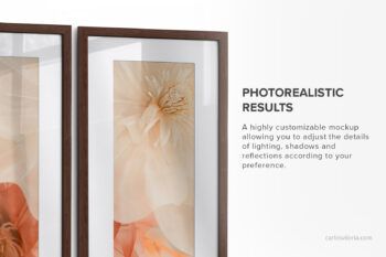 Photo Frame Mockup - Ratio 1x3 - Mockups by Carlos Viloria
