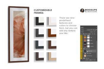 Photo Frame Mockup - Ratio 1x3 - Mockups by Carlos Viloria