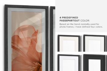 Photo Frame Mockup - Ratio 1x3 - Mockups by Carlos Viloria