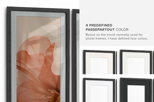 Photo Frame Mockup - Ratio 1x3
