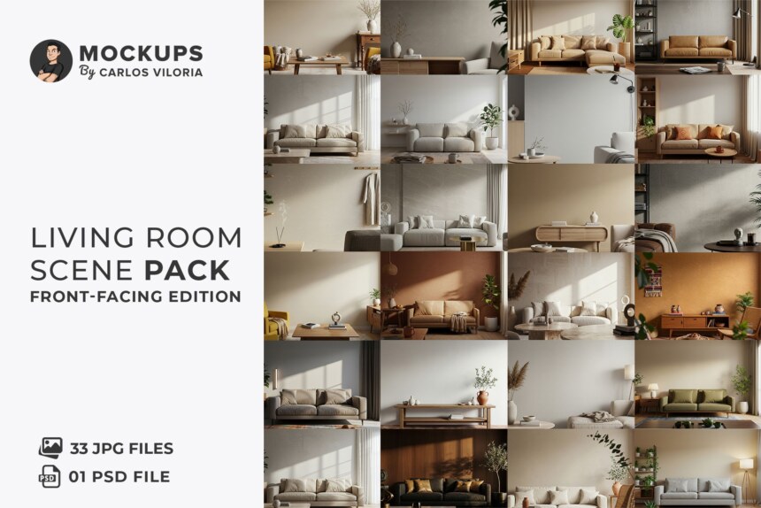 Living Room Scene Pack - Cover