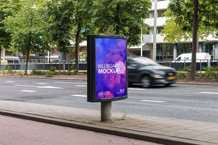 Citylight Billboard Mockup | Rotterdam Avenue PSD